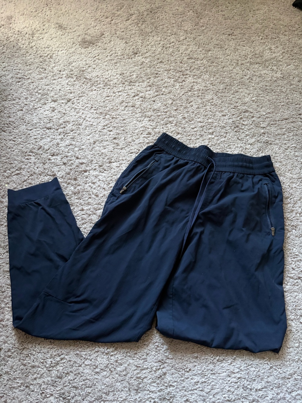 Athleta Navy Blue Athletic Jogger Pants